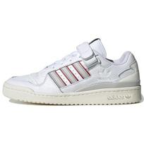 Adidas Forum Low White Grey Red Unisex Sneakers Cloud-White Grey-One Blue H03424 40⅔