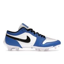 Air Jordan 1 Low TD Cleat Balti Juodi Karališki Vyriški Sportbačiai Mėlyni FJ6245-104 42.5