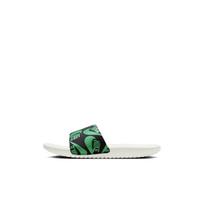 Nike Kawa Slide SE JDI Soft Comfortable Non-Slip Shock Absorbing Slippers Kids Slippers Black White Green DX1976-001 37.5 white