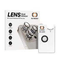 Tempered glass Tel Protect 3D kameros apsauga skirta Apple iPhone 17 Air black (lens 1 piece)