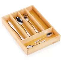 Bambukinis stalo įrankių dėklas Vilde 35x25 cm