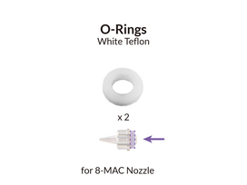 Gaahleri - White O-Ring for 8-MAC Nozzle (Žiedų komplektas), 40423