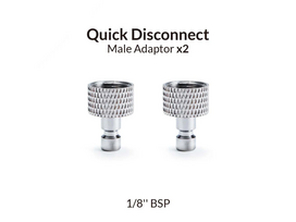 Gaahleri - 2 Pcs Airbrush Quick Male Adapter (2 vnt. aerografo greito atjungimo "vyriškos" jungtys), 40799