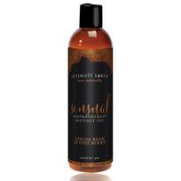 Jutriško masažo aliejus su goji uogomis ir kakava 120 ml Intimate Earth