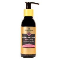 Sensuva stimuliuojantis vandens pagrindo lubrikantas su cukraus vatos kvapu 125 ml