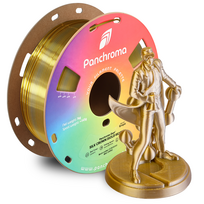 Panchroma PLA DUAL SILK plastikas - Crown Gold-Silver