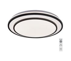 Rabalux 2130 - Dimeriu reguliuojamas LED lubinis šviestuvas LUPITA LED/40W/230V juoda + su nuotoliniu pultu