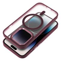 MATTE MAG COVER case compatible with MagSafe for IPHONE 17 Air plum red