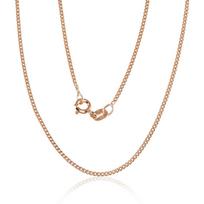 Sidabrinė grandinėlė Cartier 1.5 mm, 925° sidabras su raudonojo aukso danga, 50 cm