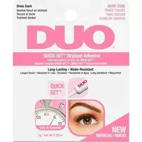 Duo Quick Set a  C Striplash Adhesive Dark Tone   Glue for false eyelashes with a brush 7 g