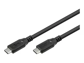 Goobay USB-C™ Cable, USB 3.2, 100 W, 10Gbit/s, Power Delivery, 2 m, Black | Goobay