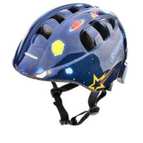 Reguliuojamas vaikiškas dviratininko šalmas Meteor Cosmos KS08, tamsiai mėlynas