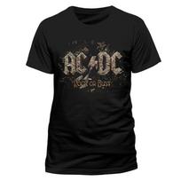 ACDC Licencijuotas Rock or Bust Roko Marškinėliai Drabužiai Vyrams L