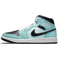 Air Jordan 1 Mid Aqua Black Moteriški sportbačiai mėlyni BQ6472-300 43