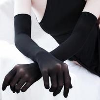 Women Ultra-thin Sexy Seamless Tight Stockings Long Gloves Nightclub Transparent High Stretch Soft Comfortable Lace Accessories