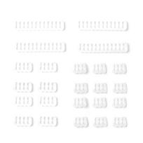 24pcs Professional Cable Comb Organizer PC Power Cables Wiring Computer Cord Management Clamp Mainboard Wiring Clip juoda