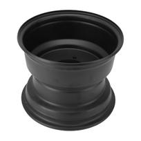 10 colių galinio rato ratlankis 90 mm skylė 4 varžtų skylės Didelio kietumo plienas keturračiams, purvo dviračiams, ATV, kartingams Juodas