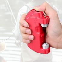Automatinis meškerės mazgo rišimo įrenginys, USB greitas įrankis, masalas, mazgų rišiklis, dovana, pilka spalva