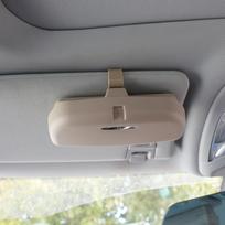 Spalvotas My Life akinių dėklas Organizatoriaus dėžutė saulės akinių laikiklio laikymo kišenės, skirtos Nissan X-trail Qashqai Murano Sunny Juke Single Buckle Gray