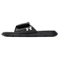 Under Armour  Ignite 7 Slide Black White Women Sneakers 3026027-001 36.5