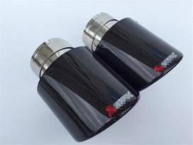 1 vnt. Automobilio Anglies Pluošto Išmetimo Antgalis Duslintuvo Vamzdis Universalūs Vamzdžiai Uodega 63mm 2.5  Įleidimo Anga 114mm 4.5 Išleidimo Anga