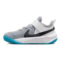 Nike Team Hustle D 10 Pilka Mėlyna Žaibas (PS) Vaikiški sportbačiai White Wolf-Grey Black CW6736-104 28