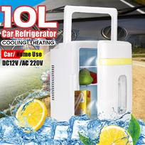 10L 12V Šaldytuvas Namų Automobilinis Šaldytuvas Mini Šaldiklis Nešiojamas Itin Tylus Vėsinimo Šildymo Dėžė Šaldytuvas Kelionėms Kempingui