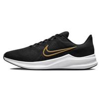 Nike Downshifter 11 Juodi Metaliniai Auksiniai Vyriški Sportbačiai Balti CW3411-009 45