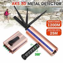 12V 1000~1600mAh AKS 3D Detektyvinis Metalo Detektorius Požeminis 3 Antenos Ilgo Nuotolio Aukso Deimantų Lobių Medžiotojas Ieškiklis Nešiojamas Detektorius