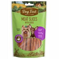 DogFest Žąsienos juostelės, mini veislėms, 55g