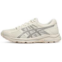 Asics Gel-Contend 4 Patogūs kvėpuojantys ilgaamžiai žemi bėgimo bateliai Moteriški bėgimo bateliai Kreminės baltos spalvos T8D9Q-203 37.5
