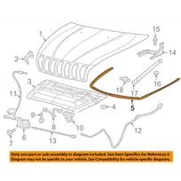Priekinio variklio dangčio sandarinimo juosta 68103103AB Jeep Cherokee 2014-2018 2.4L 3.2L