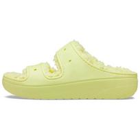 Crocs Classic Fuzzy šlepetės Unisex šlepetės Geltonos 207446-75U 37-38 beige