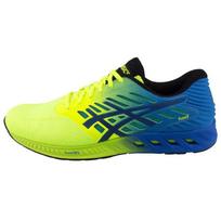 Asics Fuzex Patogūs žemi bėgimo bateliai Vyriški sportbačiai Fluorescentiniai-Geltoni Mėlyni T639N-0790 42.5
