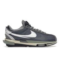 sacai x Nike Zoom Cortez SP Geležies Pilkumo Unisex Sportbačiai Tamsiai Pilki Balti DQ0581-001 43 gray