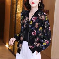 Women's Korean Version Loose Long-sleeved Chiffon Sunscreen Jacket for Summer XXXXXL juoda