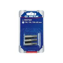 Antgalių rinkinys King Tony 1/4 TORX T20 T25 T30 (3vnt)