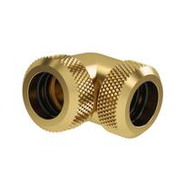 Barrow Multi-Link Adapter 90 Degree 12mm OD to 12mm OD Hardtube – gold