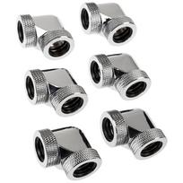 Raijintek Pelias D160906, 16mm, 90 degree Adapter – 6-pack, silver
