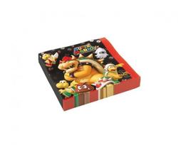 Popierinės servetėlės ​​"Super Mario", 20 vnt, 33 x 33 cm