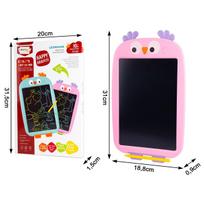 Mokomoji grafikos planšetė su rašikliu, LCD ekranas Owl, Pink