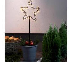 Eglo 411175 - LED lauko kalėdinė dekoracija SPIKY LED/3xAA IP44 žvaigždė