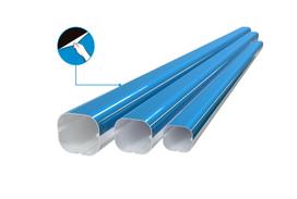 Standus kanalas kondicionieriaus vamzdžiams Tecnosystemi, Excellens TP, New-Line TP72-EXC 2000x72x64 baltas su apsaugine plevele