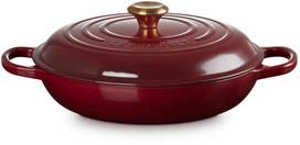 Virtuvės Indai - Le Creuset Signature Ketaus Seklioji Keptuvė 30cm 3.5L Rhone