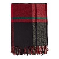 Cozy Blankets vilnonis pledas — 100 % Naujosios Zelandijos vilna, 140x200, Ruda lovatiesė 140x200