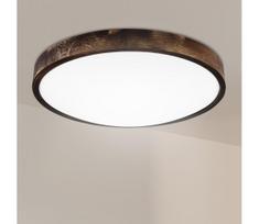 Brilagi - LED lubų šviestuvas CARVALHO SLIM SMOKEY LED/36W/230V, ąžuolo apdaila, skersmuo 47,5 cm