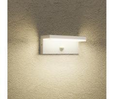 Brilagi -LED Lauko sieninis šviestuvas su judesio jutikliu TESSI LED/10W/230V baltas IP54