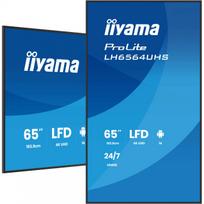 iiyama LH6564UHS-B1AG Signage Display Digital signage flat panel 165.1 cm (65) Wi-Fi 500 cd/m² 4K Ultra HD Black Built-in processor Android 24/7