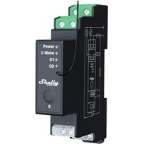 Shelly Qubino Wave Pro 2PM​ electrical relay Black