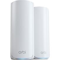 NETGEAR Orbi 770 Serie WiFi 7 Mesh-System 2er-Pack WLAN BE10800 Triband, 5x 2.5G LAN, 1x 2.5G WAN, Abdeckung bis zu 360 m²